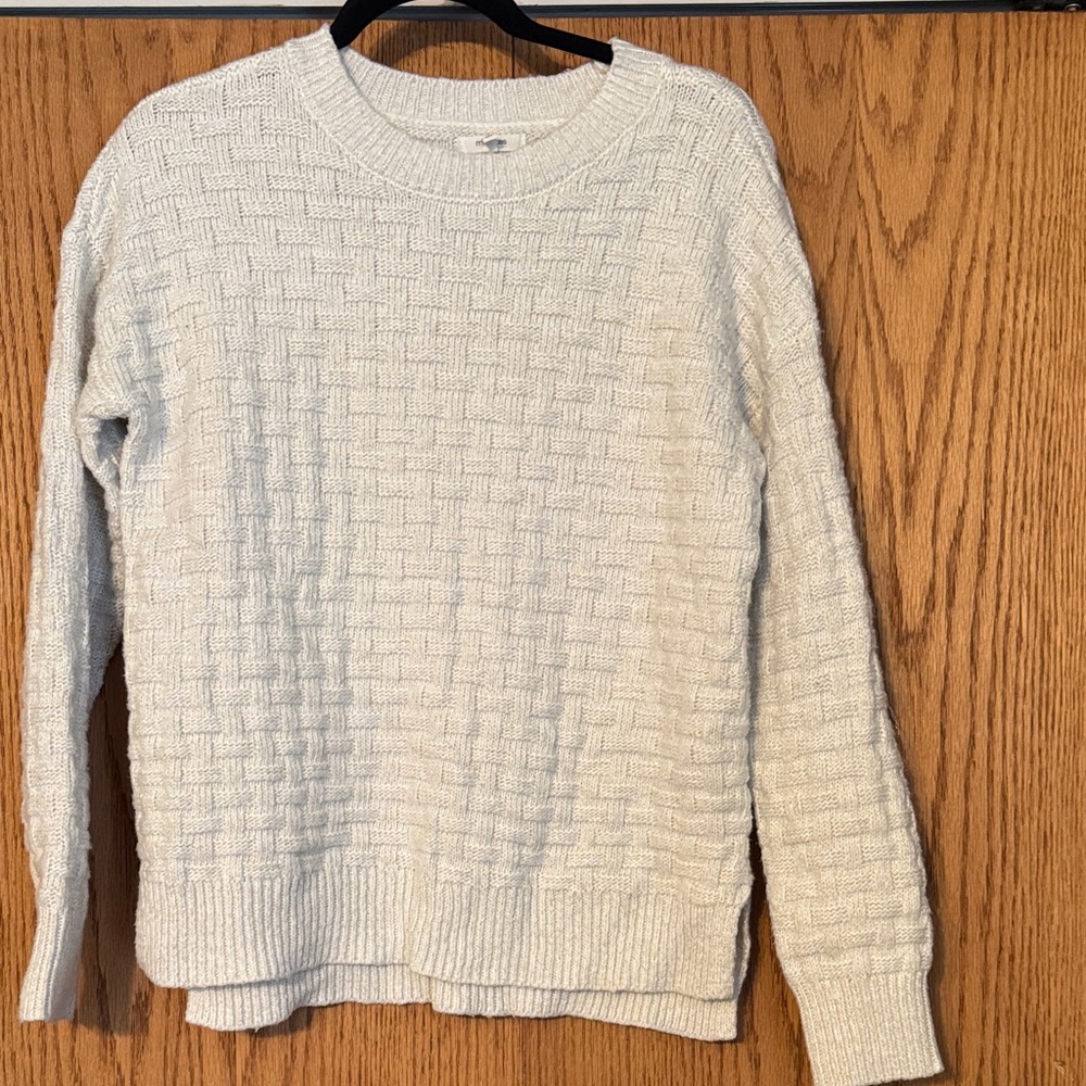 Maurices Cream Crewneck Sweater